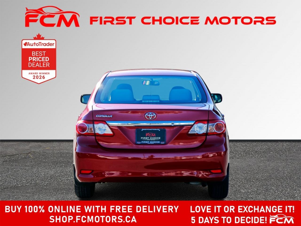 2011 Toyota Corolla | FULLY CERTIFIED WITH WARRANTY Photo