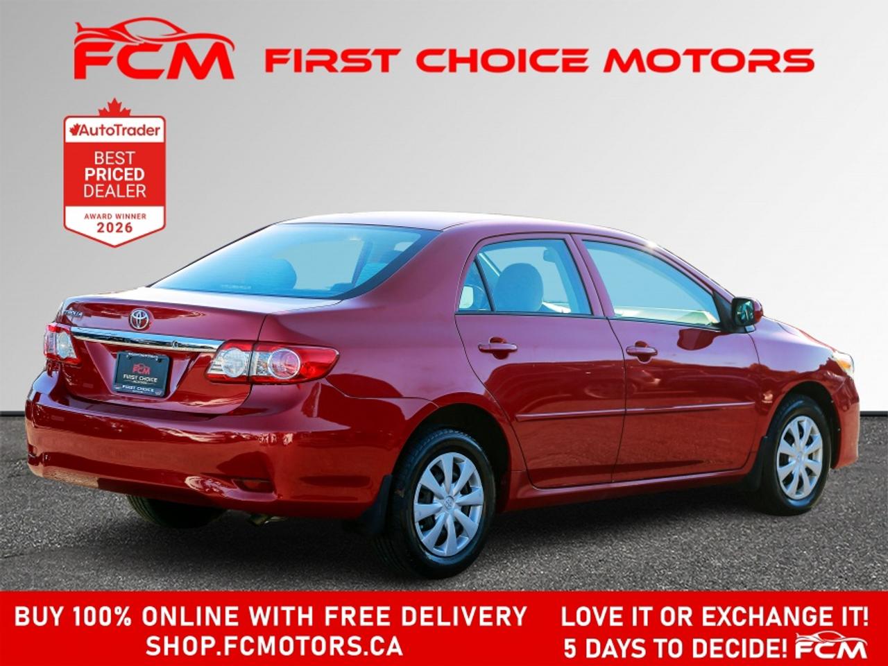 2011 Toyota Corolla | FULLY CERTIFIED WITH WARRANTY Photo