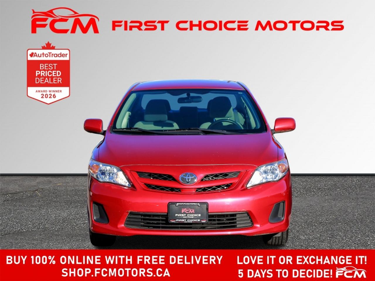 2011 Toyota Corolla | FULLY CERTIFIED WITH WARRANTY Photo