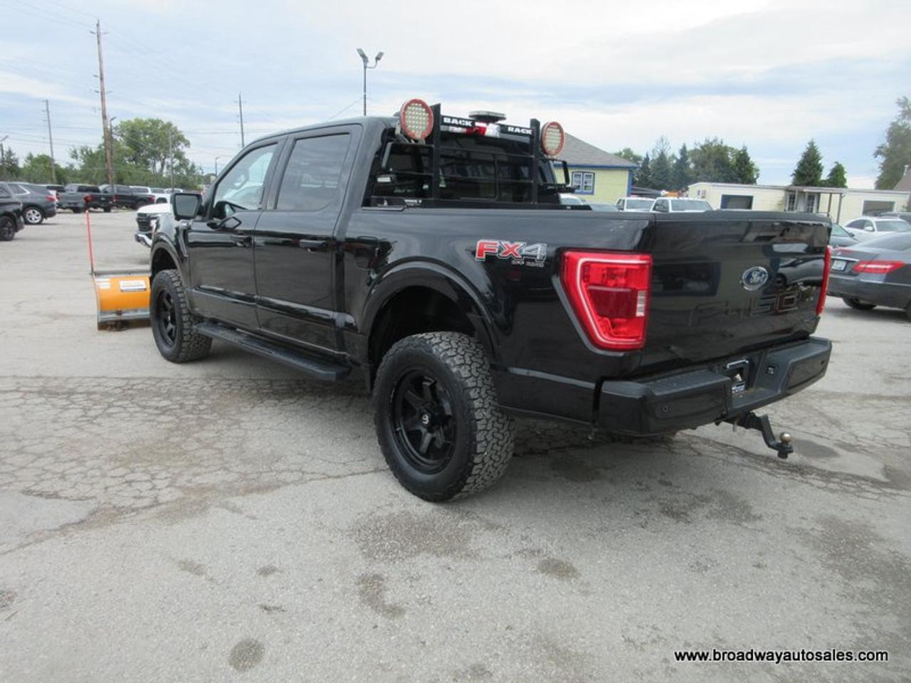 2022 Ford F-150 WINTER-READY XLT-MODEL 5 PASSENGER 5.0L - V8.. 4X4.. CREW-CAB.. SHORTY.. ARCTIC-STRAIGHT-PLOW.. HEATED SEATS.. BACK-UP CAMERA.. BLUETOOTH SYSTEM.. Photo