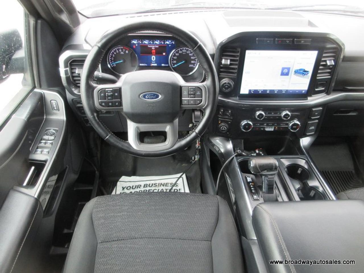 2022 Ford F-150 WINTER-READY XLT-MODEL 5 PASSENGER 5.0L - V8.. 4X4.. CREW-CAB.. SHORTY.. ARCTIC-STRAIGHT-PLOW.. HEATED SEATS.. BACK-UP CAMERA.. BLUETOOTH SYSTEM.. Photo