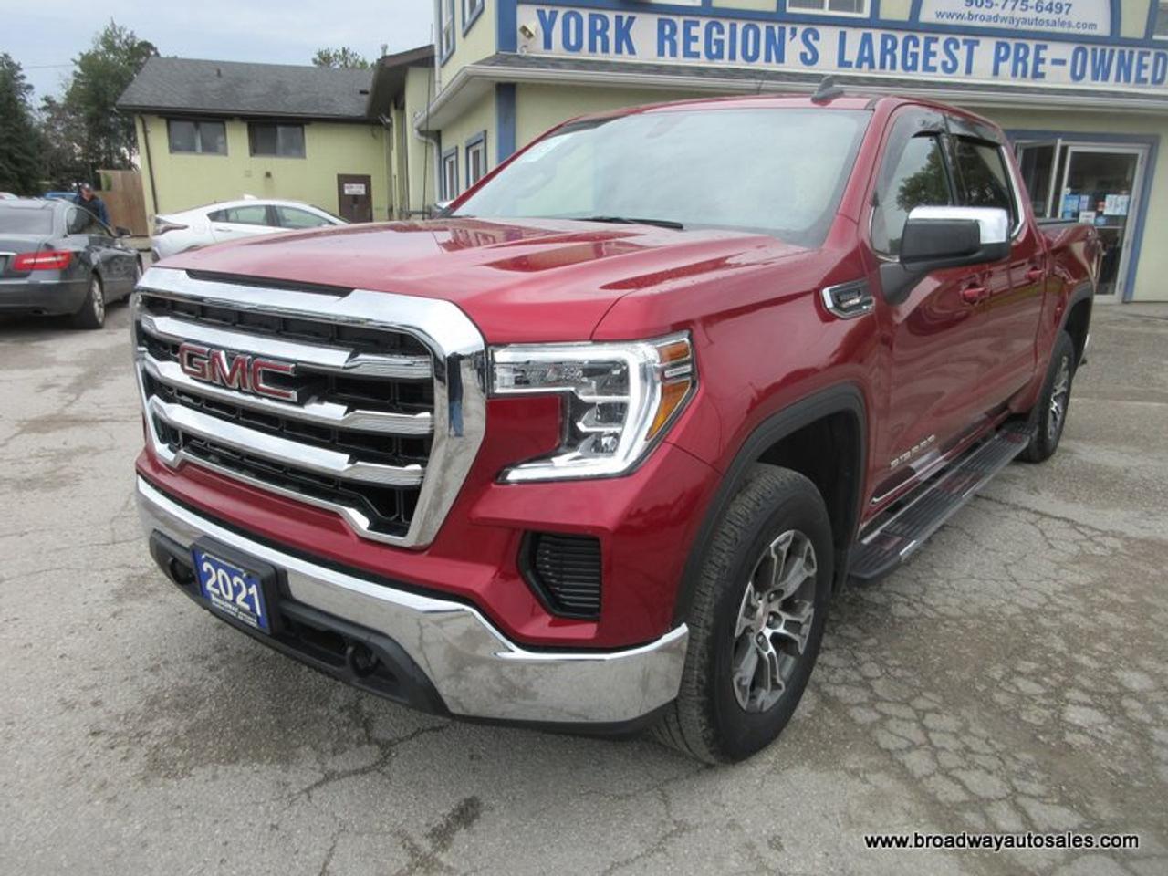 2021 GMC Sierra 1500 GREAT KM'S SLE-MODEL 6 PASSENGER 3.0L - DURAMAX.. 4X4.. CREW-CAB.. SHORTY.. HEATED SEATS.. BACK-UP CAMERA.. BLUETOOTH SYSTEM..