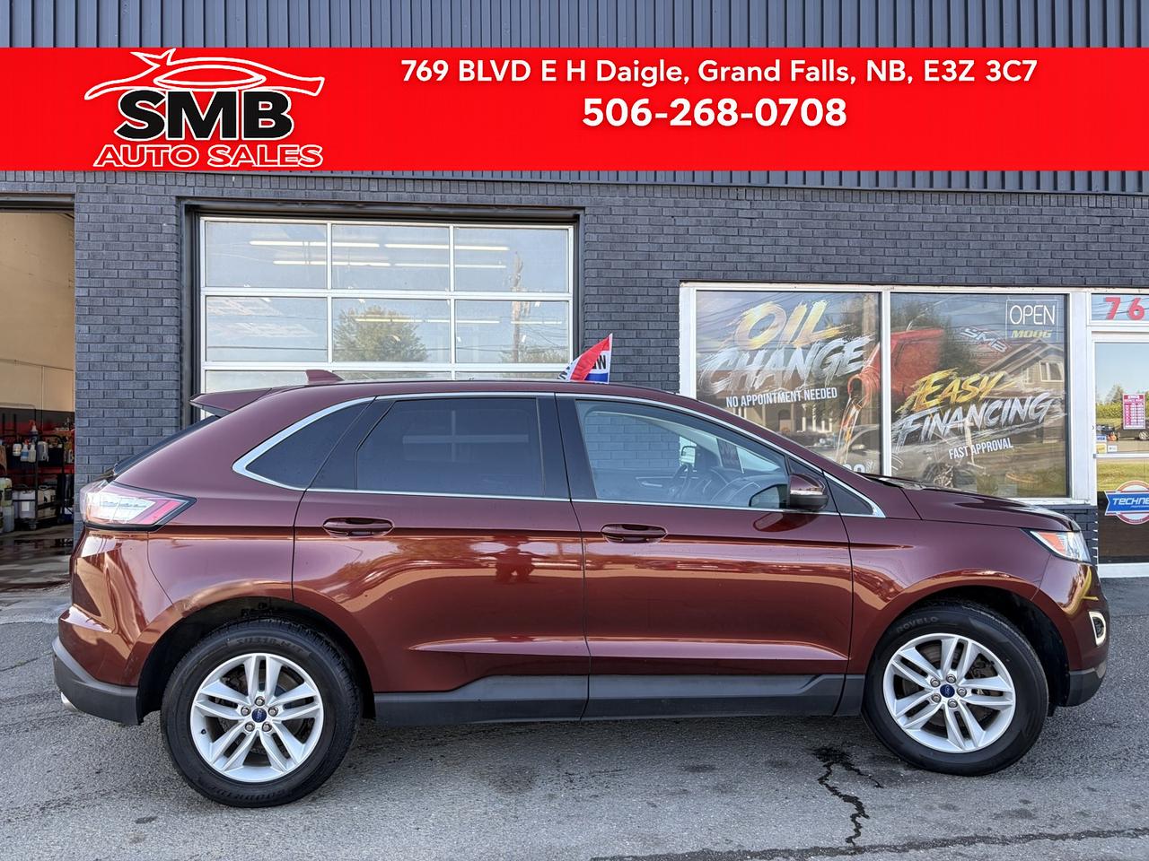 Orange 2016 Ford Edge SUV / Crossover All-Wheel Drive Automatic