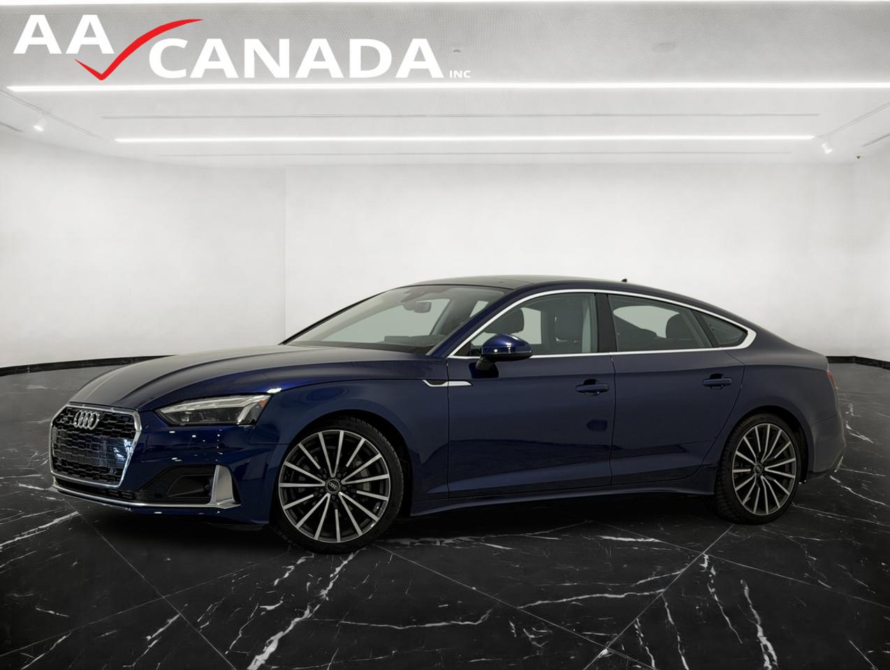Blue 2023 Audi A5 Sportback Sedan Automatic