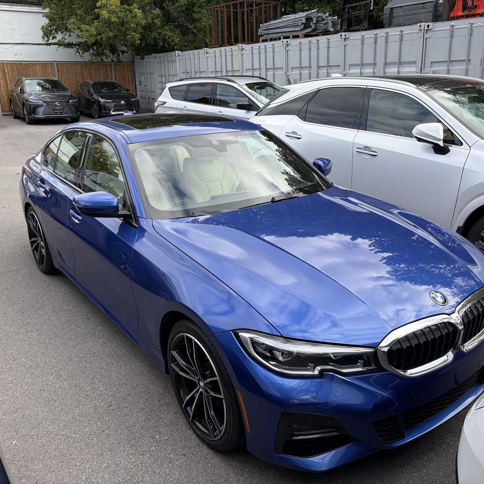 Blue 2021 BMW 3 Series Sedan All-Wheel Drive Automatic