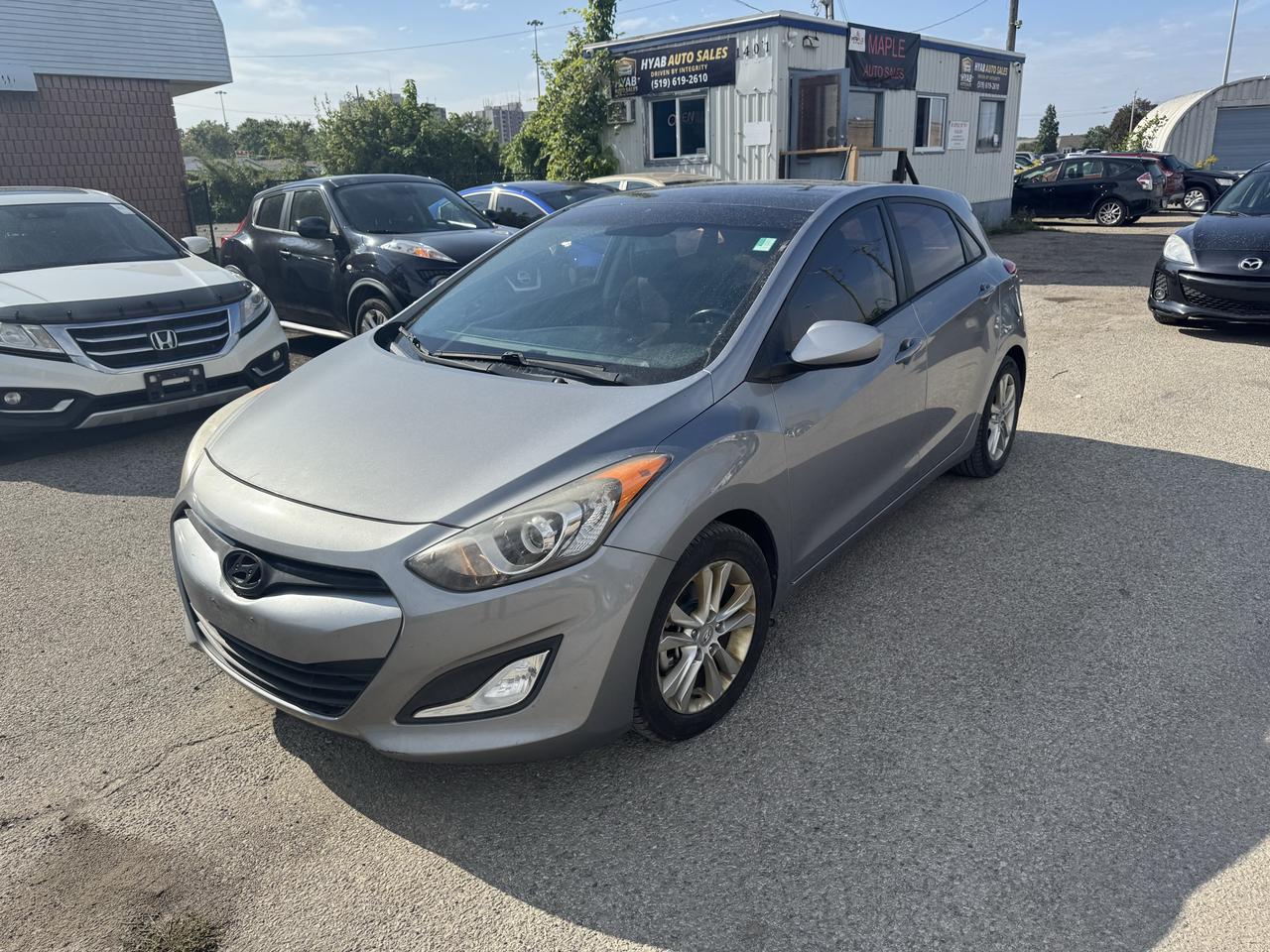 Gray 2013 Hyundai Elantra GT Hatchback Automatic