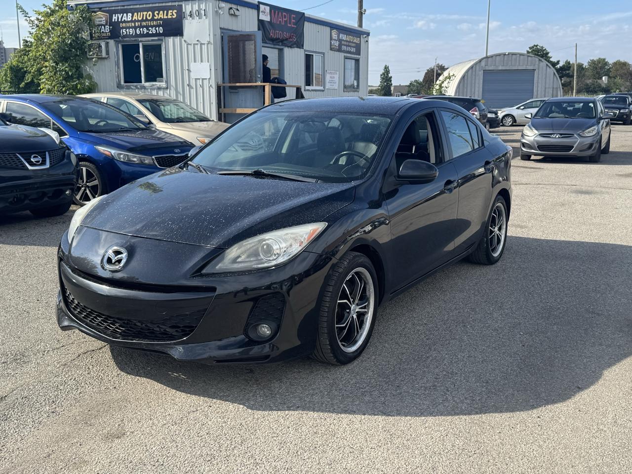 Black 2012 Mazda MAZDA3 Sedan Manual