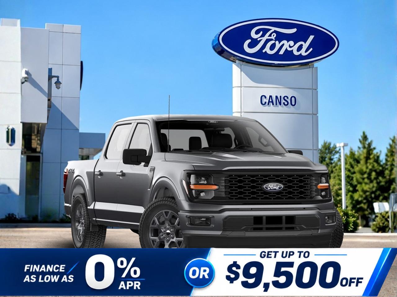 Gray (Carbonized Grey Metallic) 2026 Ford F-150 Pickup Truck Four-Wheel Drive Automatic