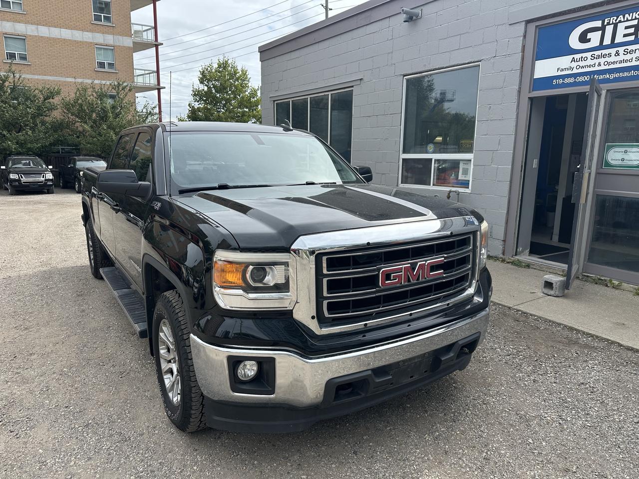 Black 2015 GMC Sierra 1500 Pickup Truck Four-Wheel Drive Automatic