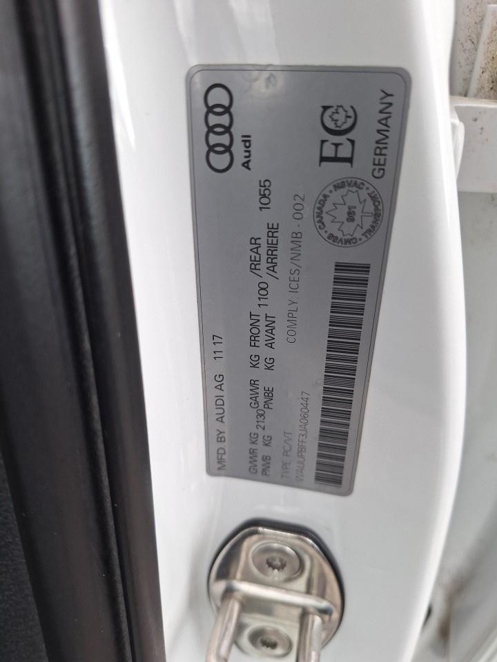 2018 Audi A3 Sportback e-tron 1.4 TFSI PHEV Tech Premium Photo