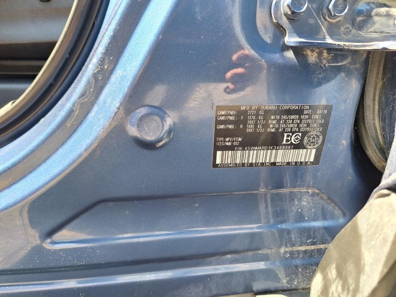 2019 Subaru ASCENT Premier 7-Passenger Photo