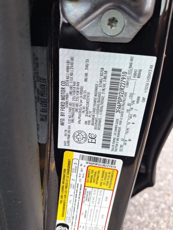 2018 Ford Fusion Energi SE FWD Photo