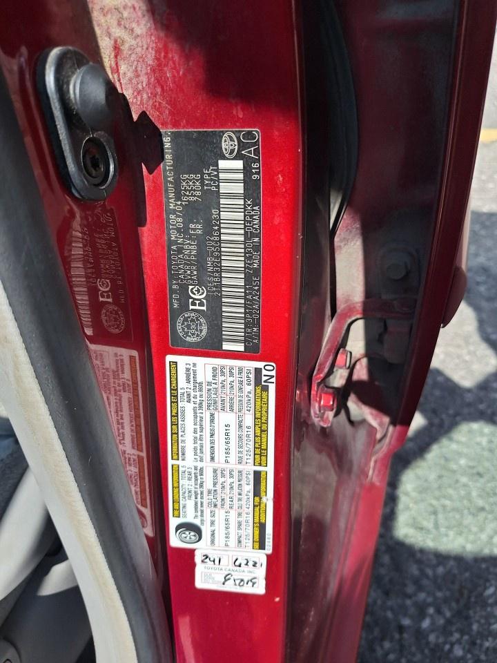 2005 Toyota Corolla 4DR SDN CE AUTO Photo
