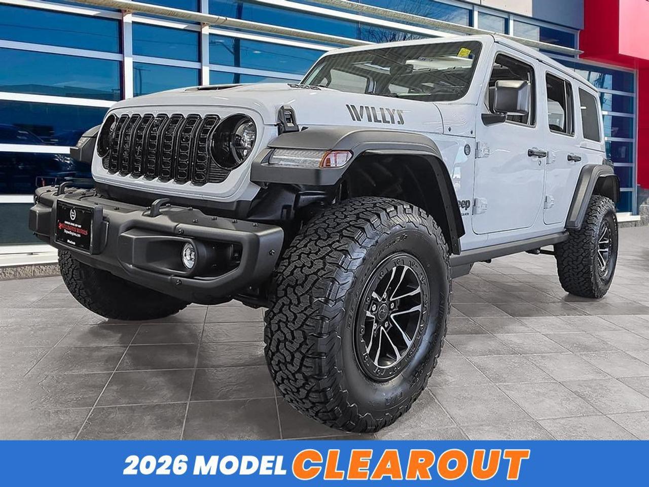2026 Jeep Wrangler Willys 392| V8 Power| Skypower Top| Rugged AT Tires| Rare Find Photo0