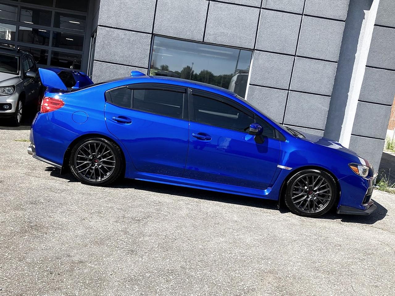 Blue 2017 Subaru WRX STI Sedan All-Wheel Drive Manual