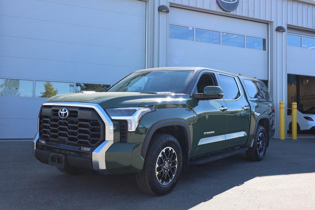 Green 2022 Toyota Tundra Hybrid Pickup Truck Four-Wheel Drive Automatic
