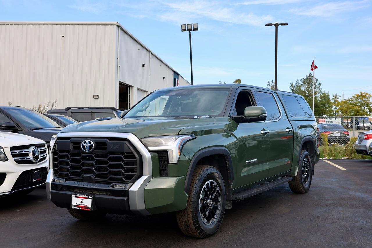 Green 2022 Toyota Tundra Hybrid Pickup Truck Four-Wheel Drive Automatic