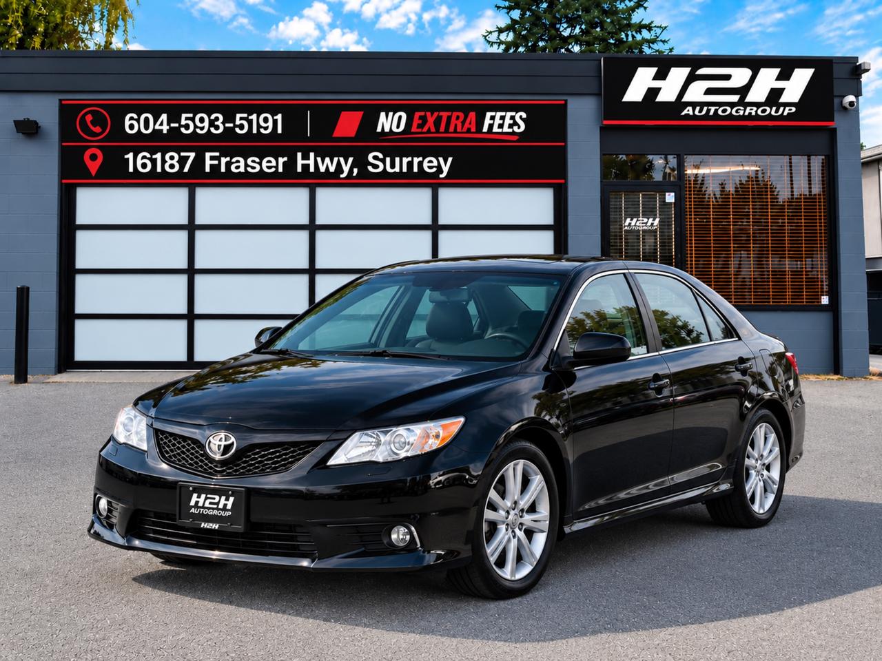 Black 2007 Toyota Camry Sedan Front-Wheel Drive Automatic
