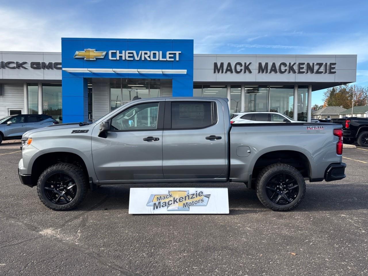 2026 Chevrolet Silverado 1500 LT Trail Boss New 5 Passenger V8 Gas Powered Crew Cab 4X4 Truck with a 2 Factory Installed Lift, Heated Front Seats, Heated Steering Wheel and a 13.4 Diagonal Touchscreen Radio with Google Built-In, Wireless Apple Photo