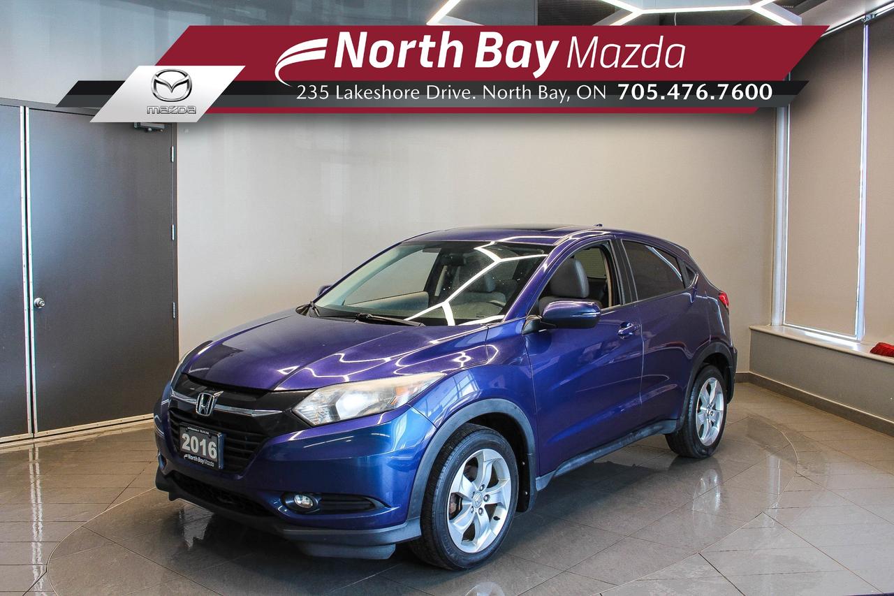 2016 Honda HR-V EX HEATED SEATS - CLOTH UPHOLSTERY - REARVIEW CAMERA - CD PLAYER Photo0