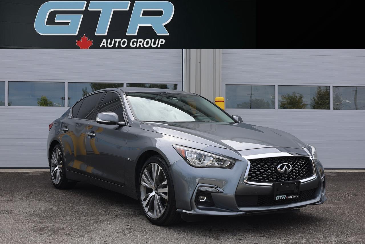 Gray 2019 INFINITI Q50 Sedan All-Wheel Drive Automatic