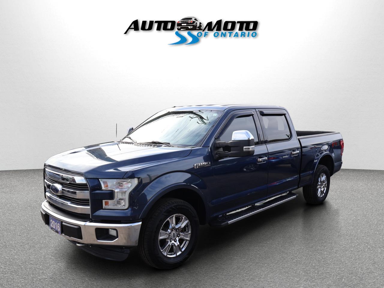 2016 Ford F-150 V8 LARIAT FX4-OFF ROAD 4WD CREW CAMERA NAV BLUETOOTH LEATHER HEATED SEATS CRUISE ALLOYS - Photo #1