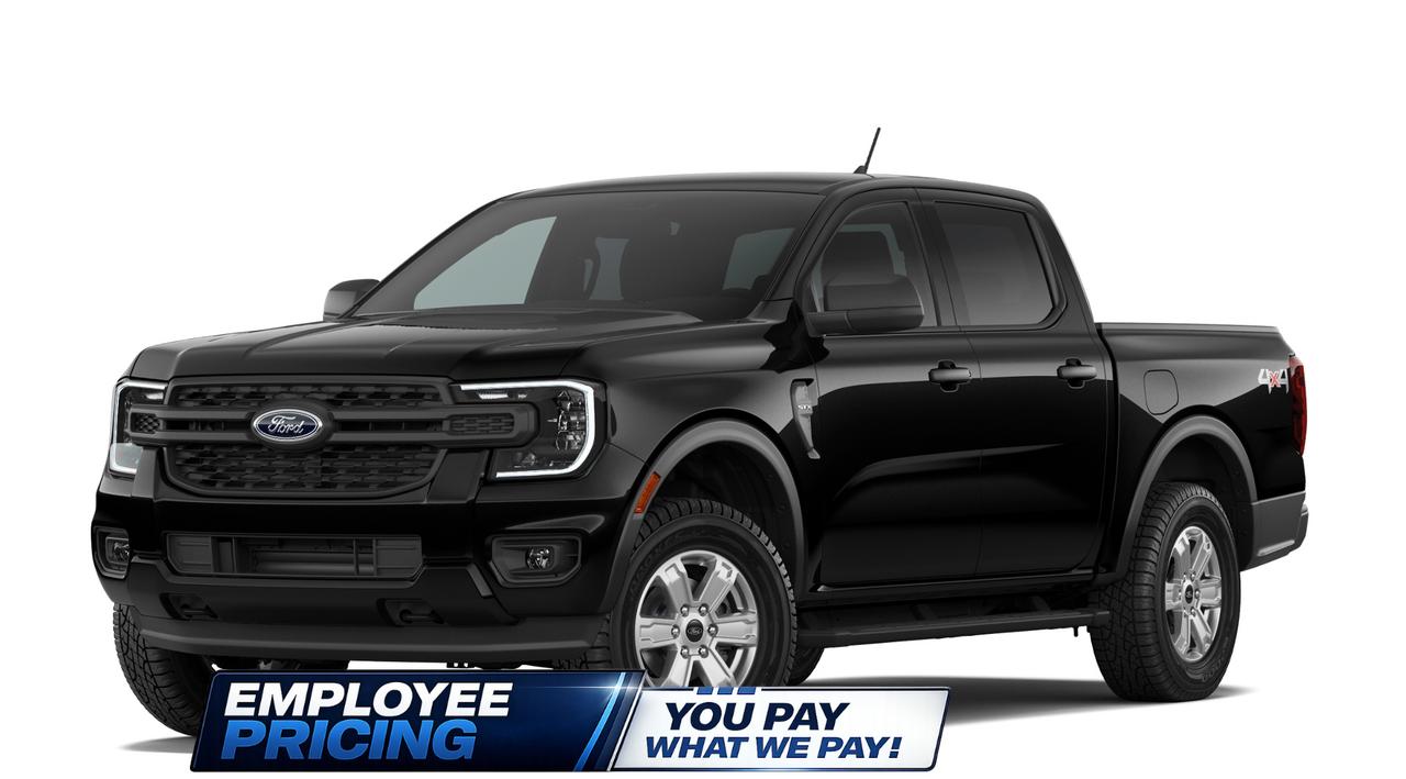 Shadow Black 2026 Ford Ranger Pickup Truck Four-Wheel Drive Automatic