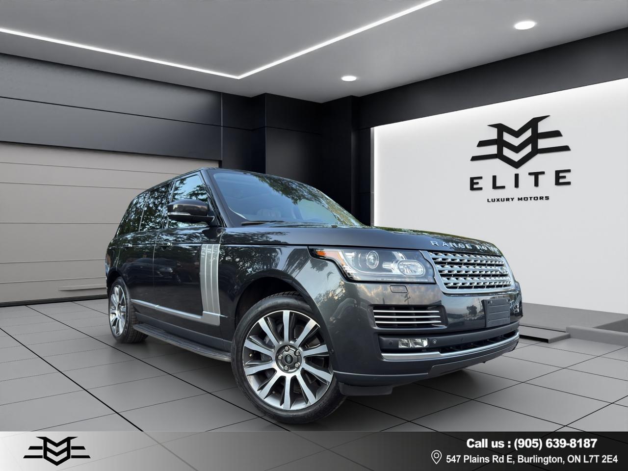 2015 Land Rover Range Rover SC AUTOBIOGRAPHY - Navigation System - Low Kms !!! Photo1