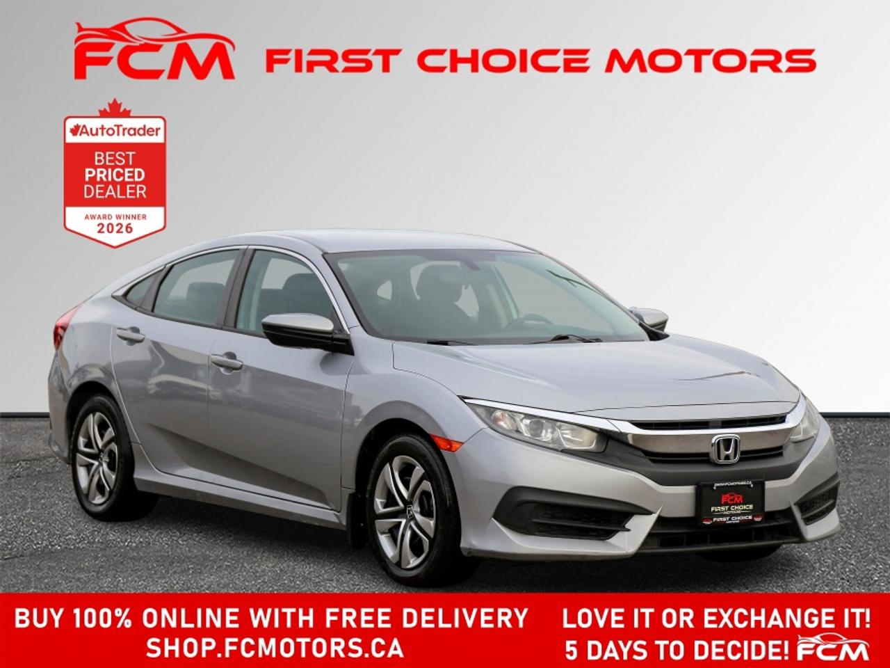 2017 Honda Civic LX | FULLY CERTIFIED WITH WARRANTY Photo