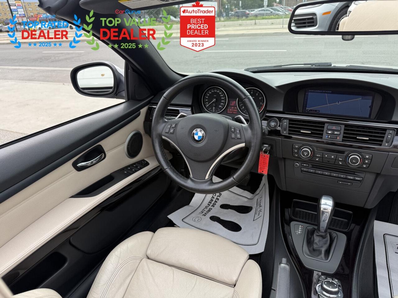 2011 BMW 3 Series PREMIUM PKG | LOW KM | HARD TOP CONVERTIBLE | NAVIGATION Photo
