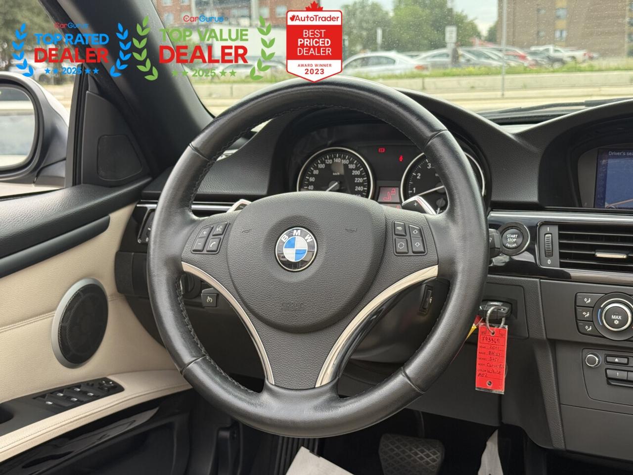 2011 BMW 3 Series PREMIUM PKG | LOW KM | HARD TOP CONVERTIBLE | NAVIGATION Photo