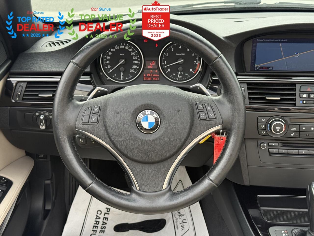 2011 BMW 3 Series PREMIUM PKG | LOW KM | HARD TOP CONVERTIBLE | NAVIGATION Photo