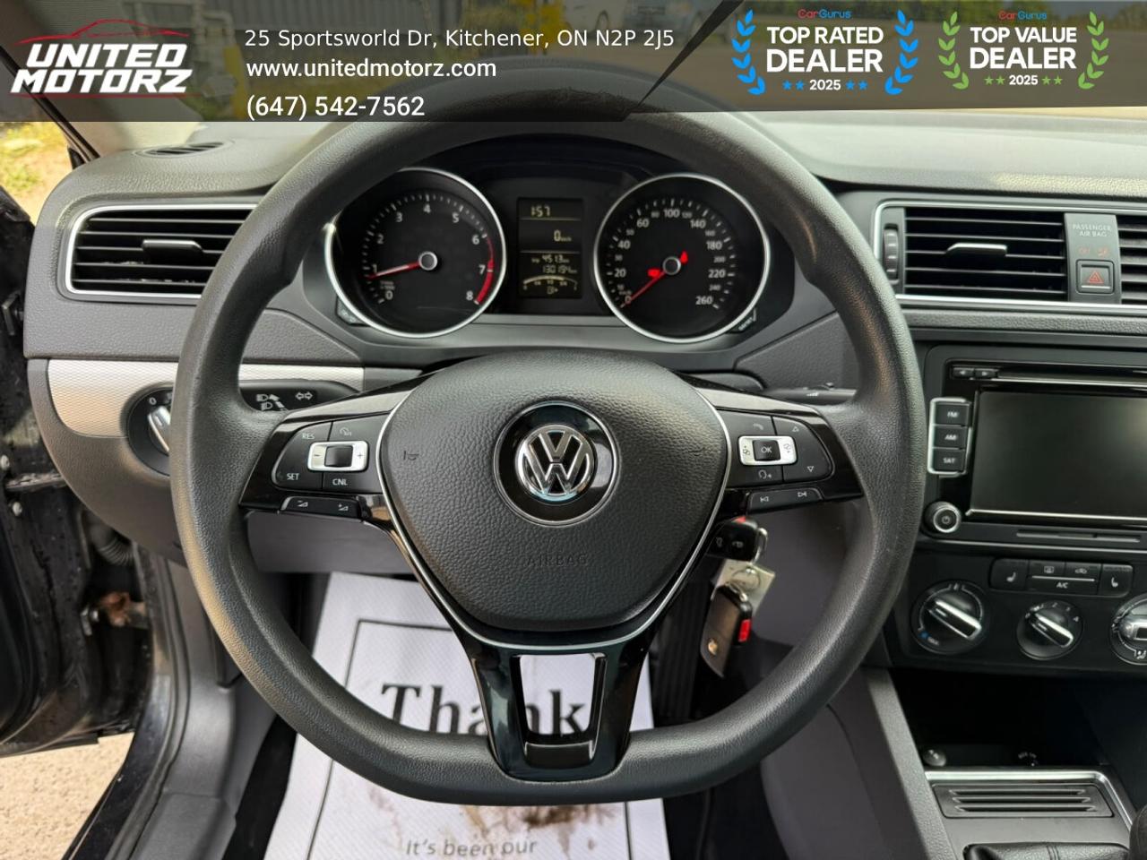 2015 Volkswagen Jetta TSI MAN TRENDLINE+ FWD 1.8L~AS IS SPECIAL~NO ACCID Photo