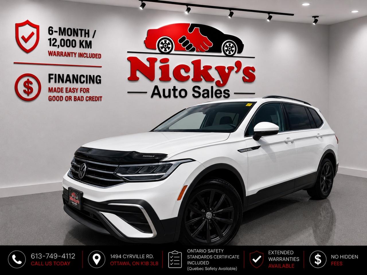 2022 Volkswagen Tiguan COMFORTLINE 4MOTION AWD - PANO ROOF - LEATHER! Photo