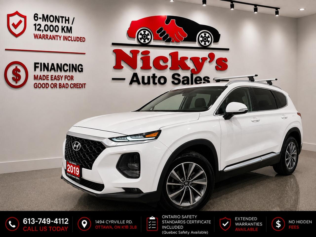 2019 Hyundai Santa Fe PREFERRED AWD - ONE OWNER - NO ACCIDENTS! Photo0