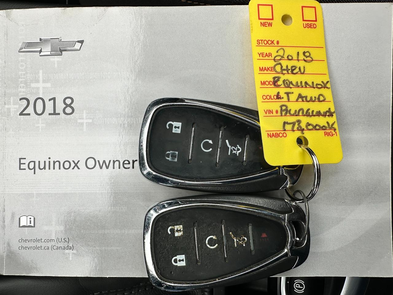 2018 Chevrolet Equinox LT AWD HTD-Cloth NAV XM PowerGate RemStart RvCam Photo