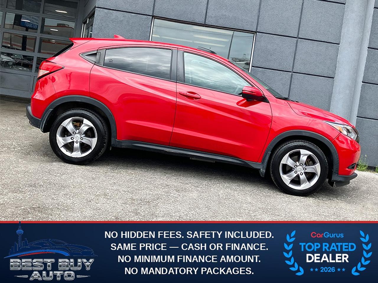 Red 2018 Honda HR-V SUV / Crossover All-Wheel Drive Continuously Variable Transmission