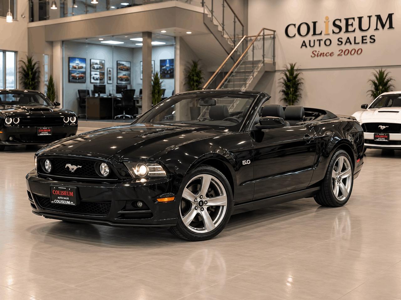 2014 Ford Mustang GT CONVERTIBLE **AUTO-LEATHER-MAGNAFLOW EXHAUST** Photo0