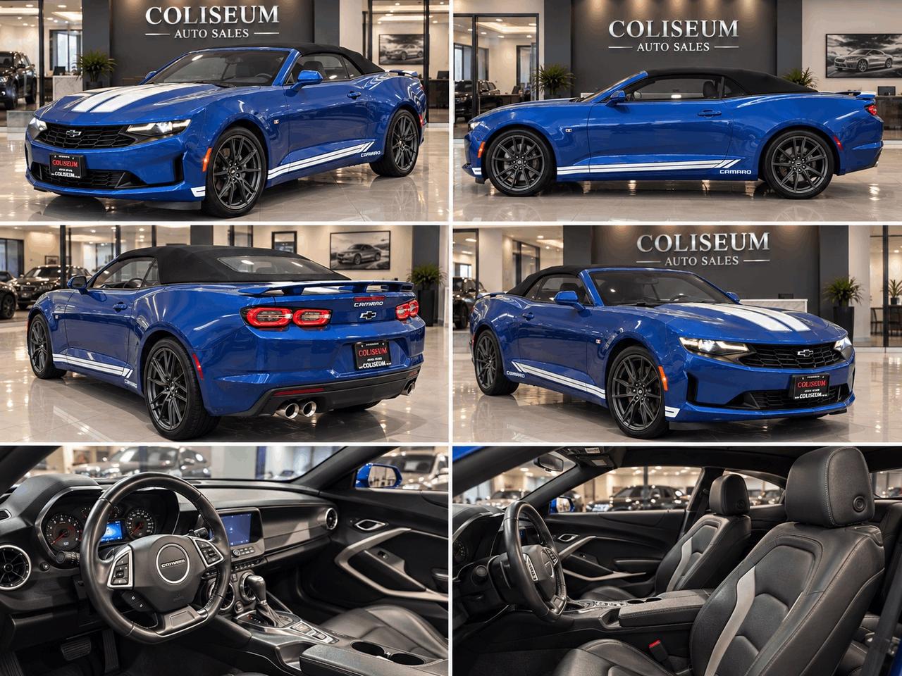 2020 Chevrolet Camaro CONVERTIBLE 2LT-V6-LEATHER-CLEAN CARFAX Photo2