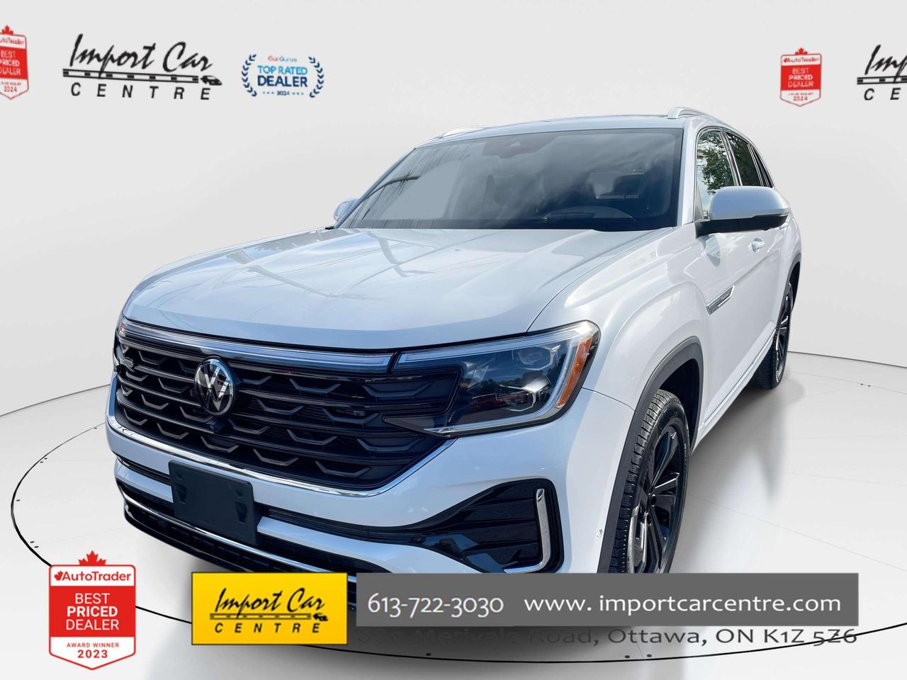 2025 Volkswagen Atlas 2.0 TSI Execline EXECLINE, LEATHER, HUDS, PANO. ROOF, 360 CAMERA, HARMAN KARDON, HTD. & VENTED SEATS, PARK DISTANCE Photo