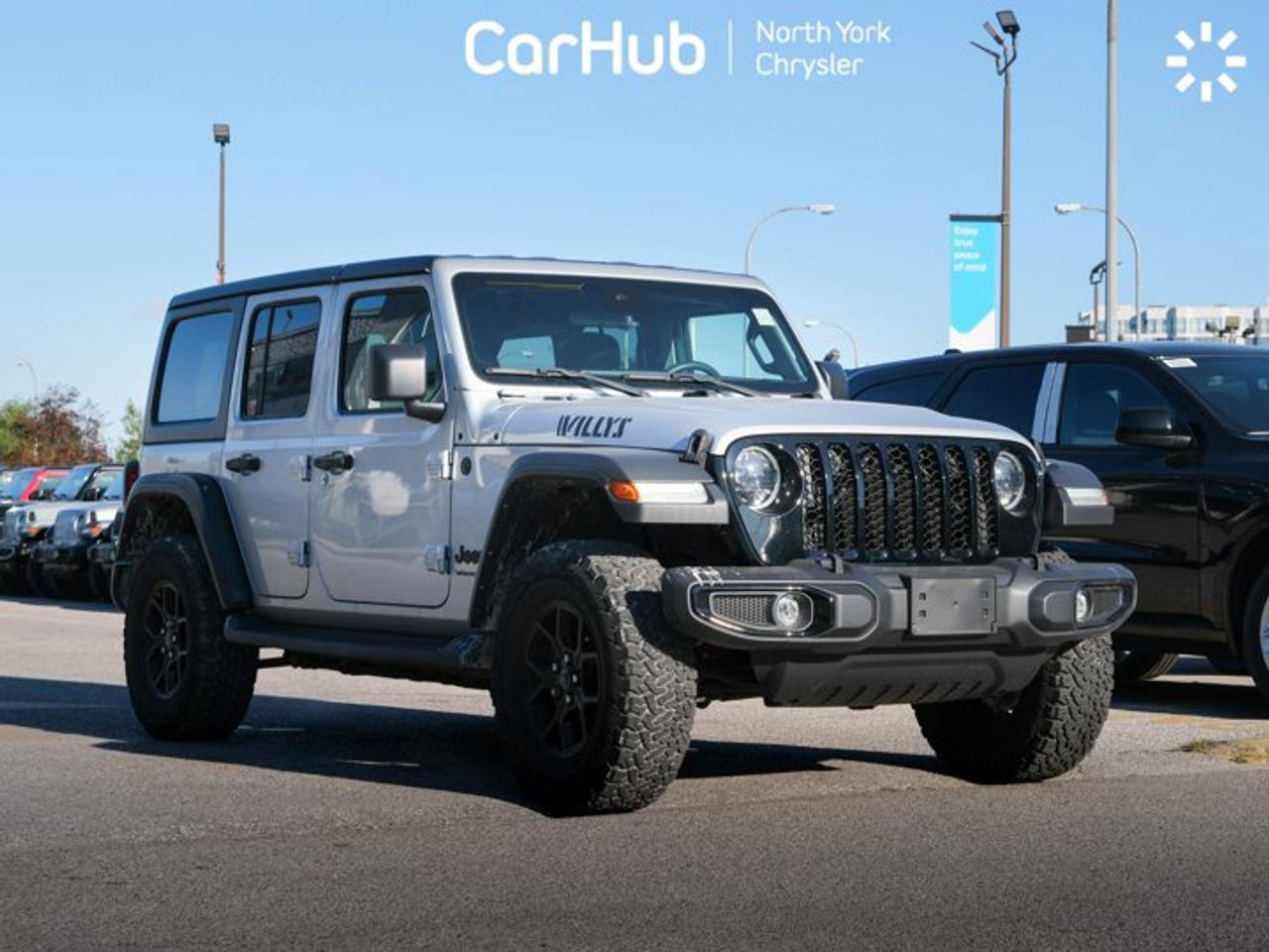 2024 Jeep Wrangler Willys 2.0L Turbo I4 33" Off-Road Tires 3-Piece Freedom Top Apple Carplay Photo