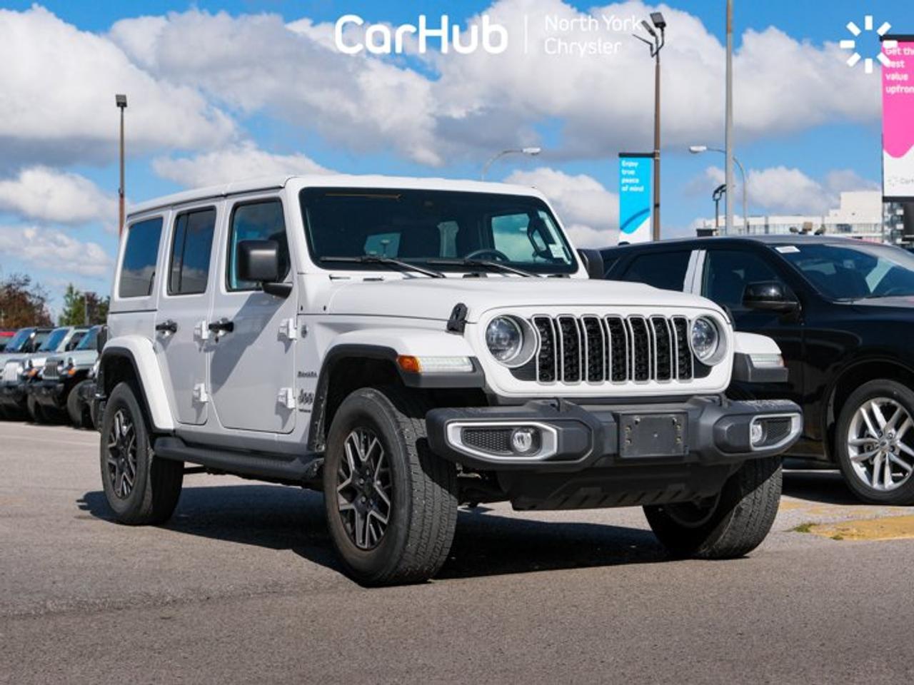 2024 Jeep Wrangler Sahara 2.0L Turbo I4 8-Speed Automatic 4x4 Premium McKinley Leather 3-Piece Freedom Top Heated Seats Photo2