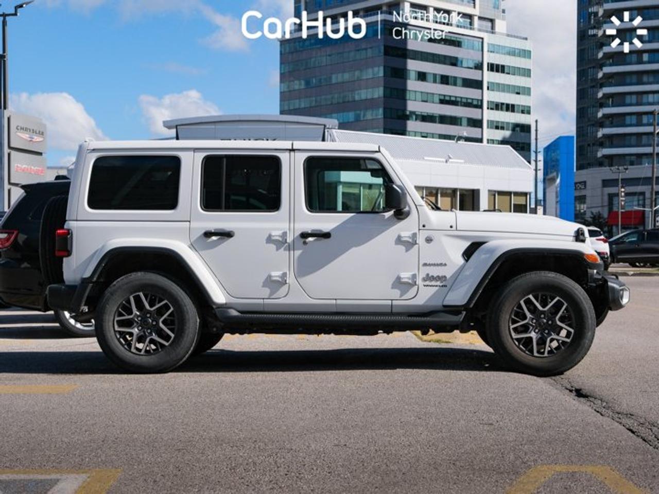 2024 Jeep Wrangler Sahara 2.0L Turbo I4 8-Speed Automatic 4x4 Premium McKinley Leather 3-Piece Freedom Top Heated Seats Photo4
