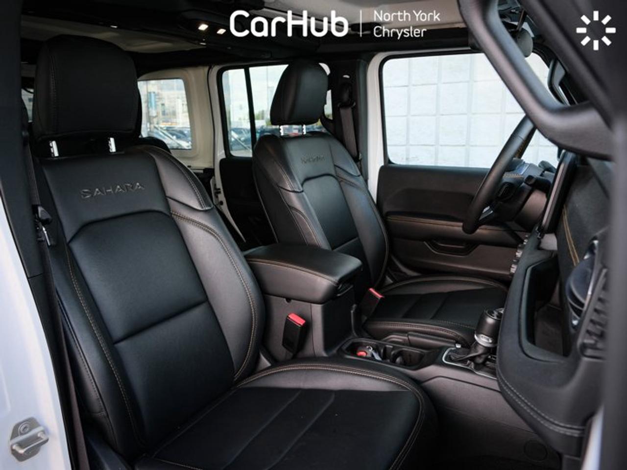 2024 Jeep Wrangler Sahara 2.0L Turbo I4 8-Speed Automatic 4x4 Premium McKinley Leather 3-Piece Freedom Top Heated Seats Photo
