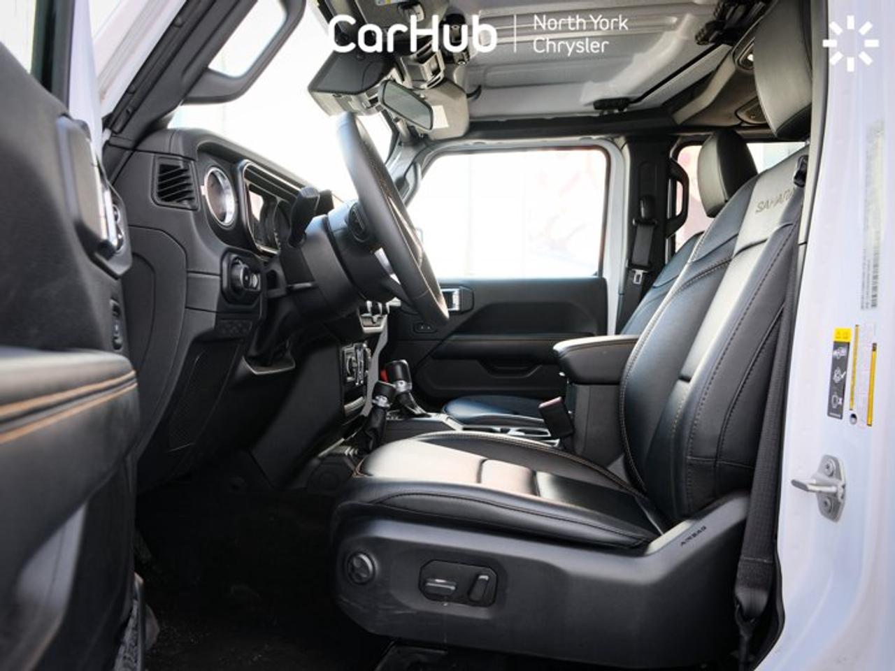 2024 Jeep Wrangler Sahara 2.0L Turbo I4 8-Speed Automatic 4x4 Premium McKinley Leather 3-Piece Freedom Top Heated Seats Photo