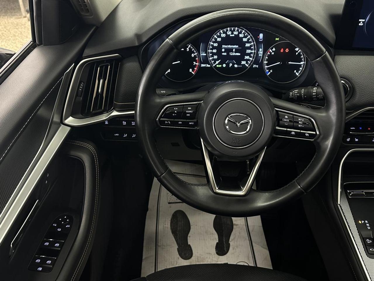 2025 Mazda CX-90 MHEV GT/HYBRID/AWD/7 PASSENGER/LEATHER/ROOF/NAV/1 OWNER LEASE RETURN! Photo