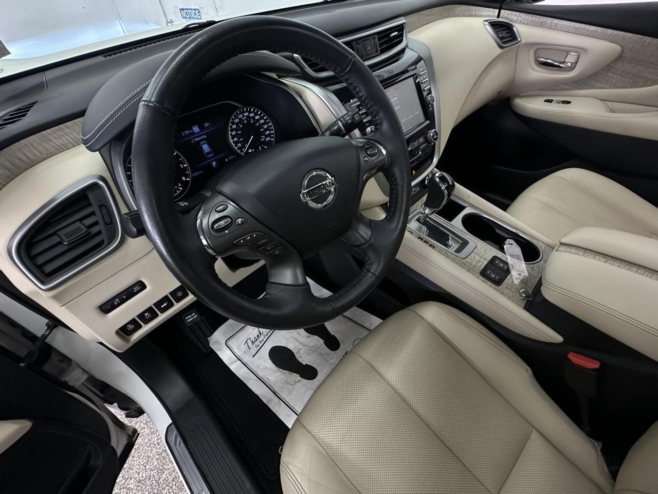 2021 Nissan Murano SL/AWD/CREAM LEATHER/PANOROOF/69KM/LOCAL TRADE! Photo