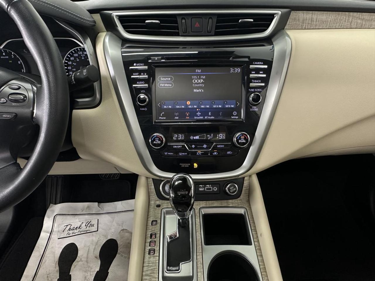 2021 Nissan Murano SL/AWD/CREAM LEATHER/PANOROOF/69KM/LOCAL TRADE! Photo