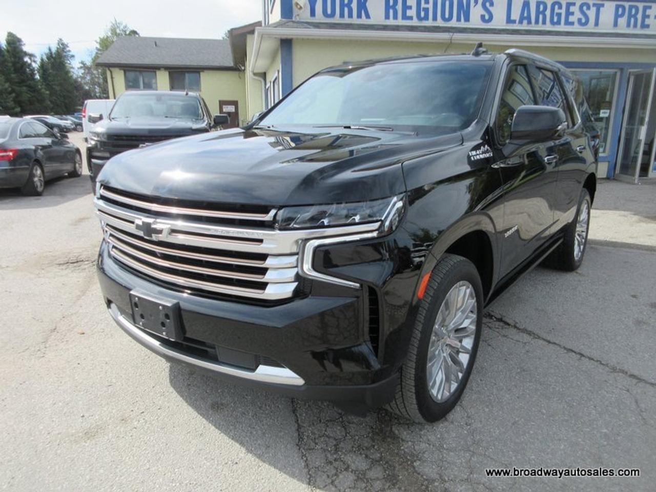 2023 Chevrolet Tahoe LOADED HIGH-COUNTRY-PACKAGE 7 PASSENGER 3.0L - DURAMAX.. 4X4.. CAPTAINS.. 3RD ROW.. PANORAMIC SUNROOF.. LEATHER.. HEATED/AC SEATS.. BOSE AUDIO..