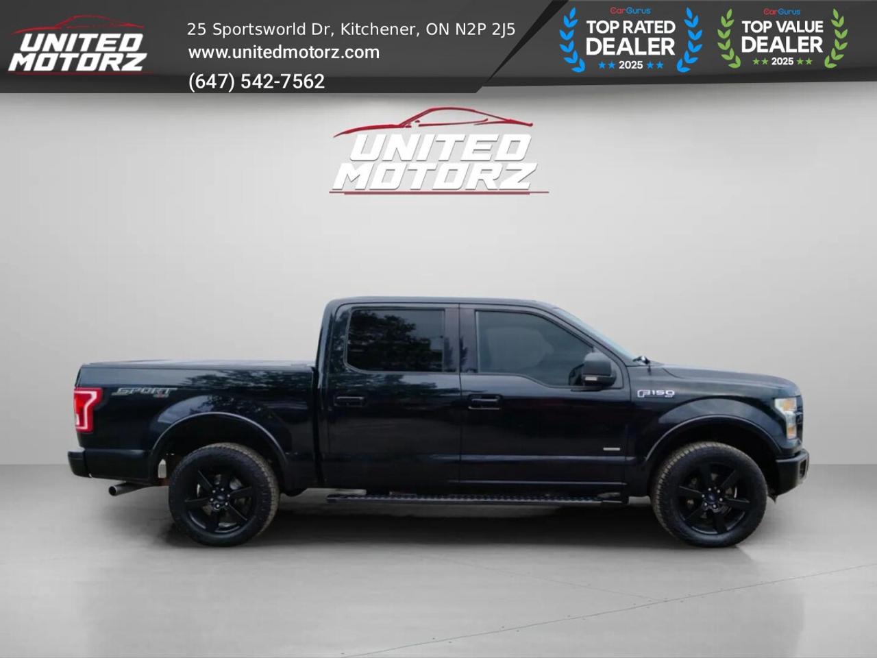 2016 Ford F-150 XLT SPORT SUPER CREW 145" 4WD 2.7L 6cyl~SAFET Photo